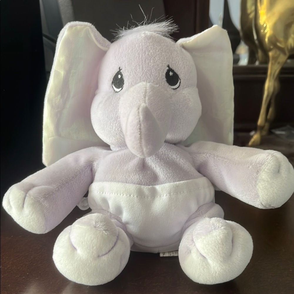 PRECIOUS MOMENTS | Tender Tails Plush Baby Elephant 2000 **Millenium Edition